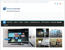 Tablet Screenshot of networklovers.com